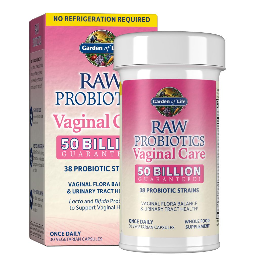 Garden of Life Raw Probiotics Vaginal Care Supports Vaginal & Urinary Tract Health 30 capsules