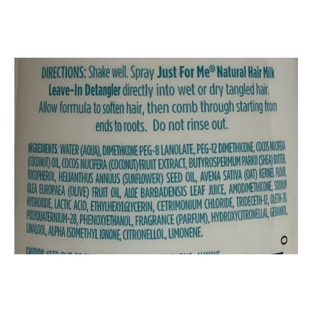 Just For Me Hair Milk Leave-In Detangler - 10oz
