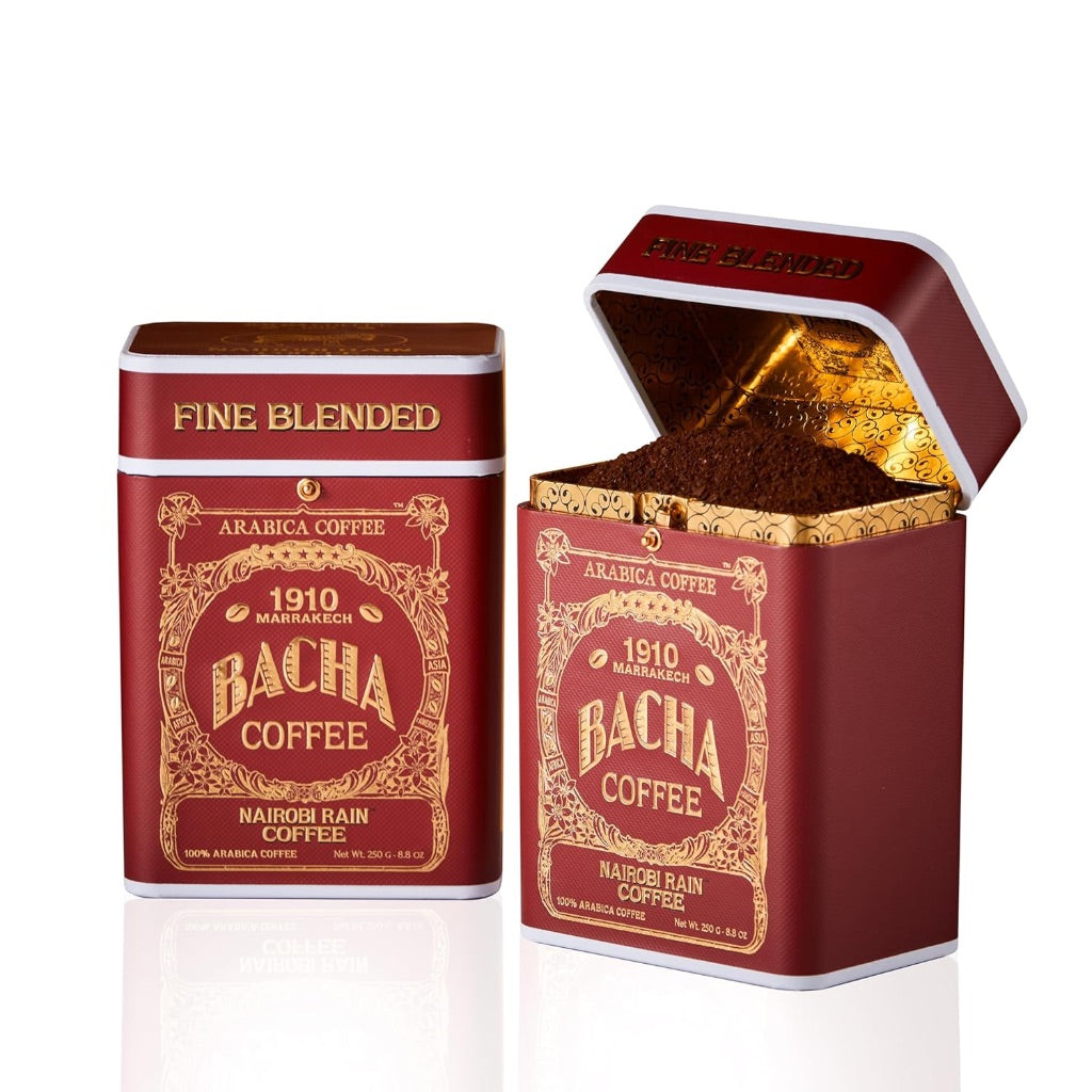 Bacha Coffee Signature Nomad Nairobi Rain Medium Dark Ground Coffee, 8.8oz