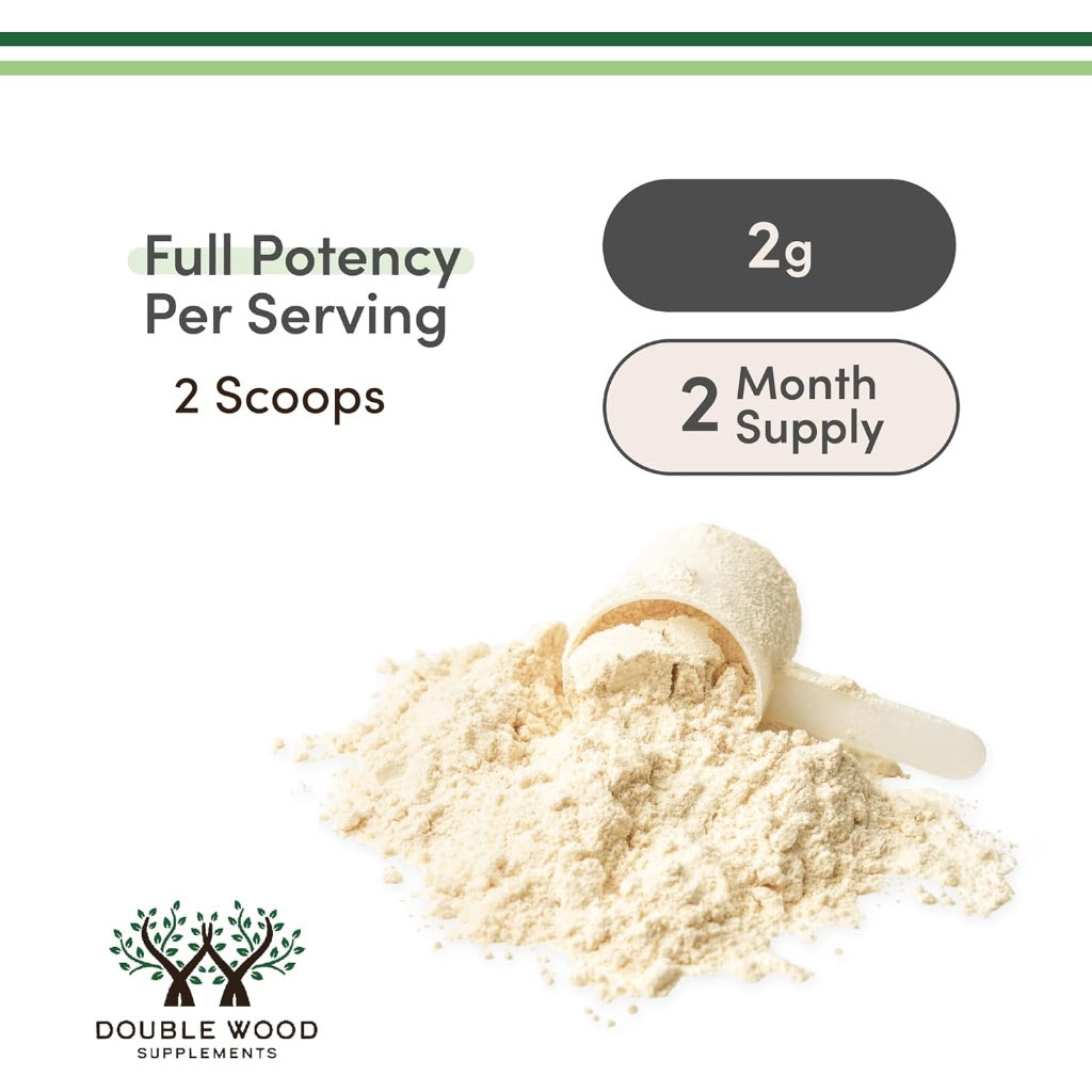 Double Wood Supplements Bovine Colostrum Powder - 120 Grams, 60 Day Supply