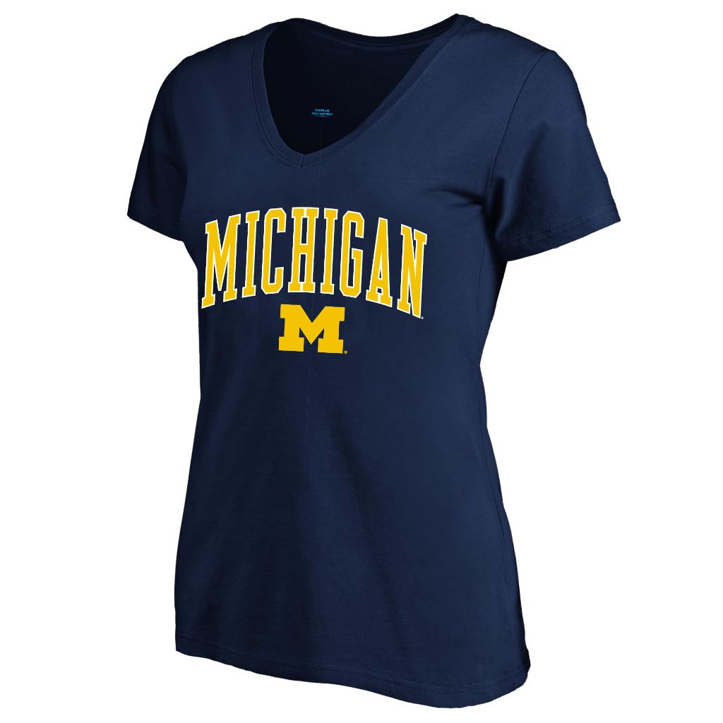 NCAA Plus Women's Super Soft Shortsleeve T-shirt-NAVY-4X