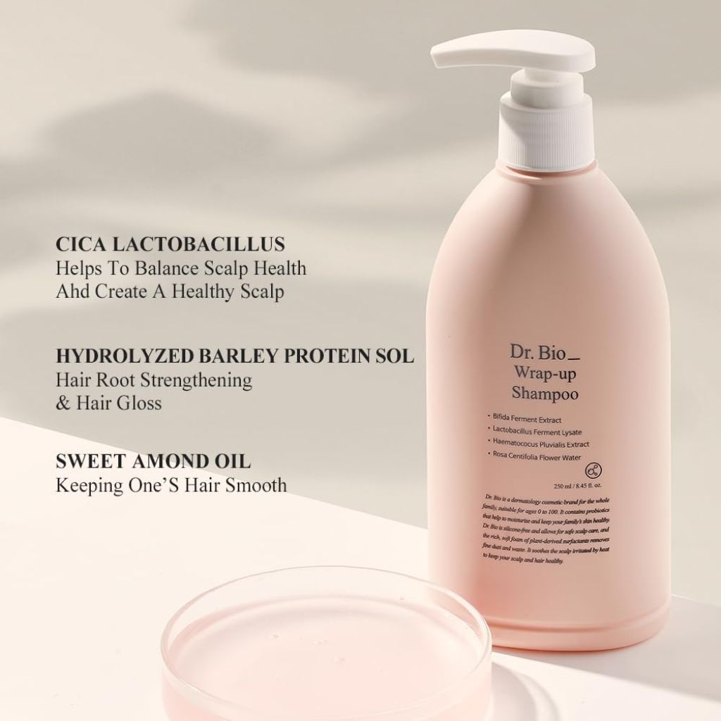 Dr.Bio Wrap-Up Shampoo with Probiotics and Cica - 8.45 fl. oz.
