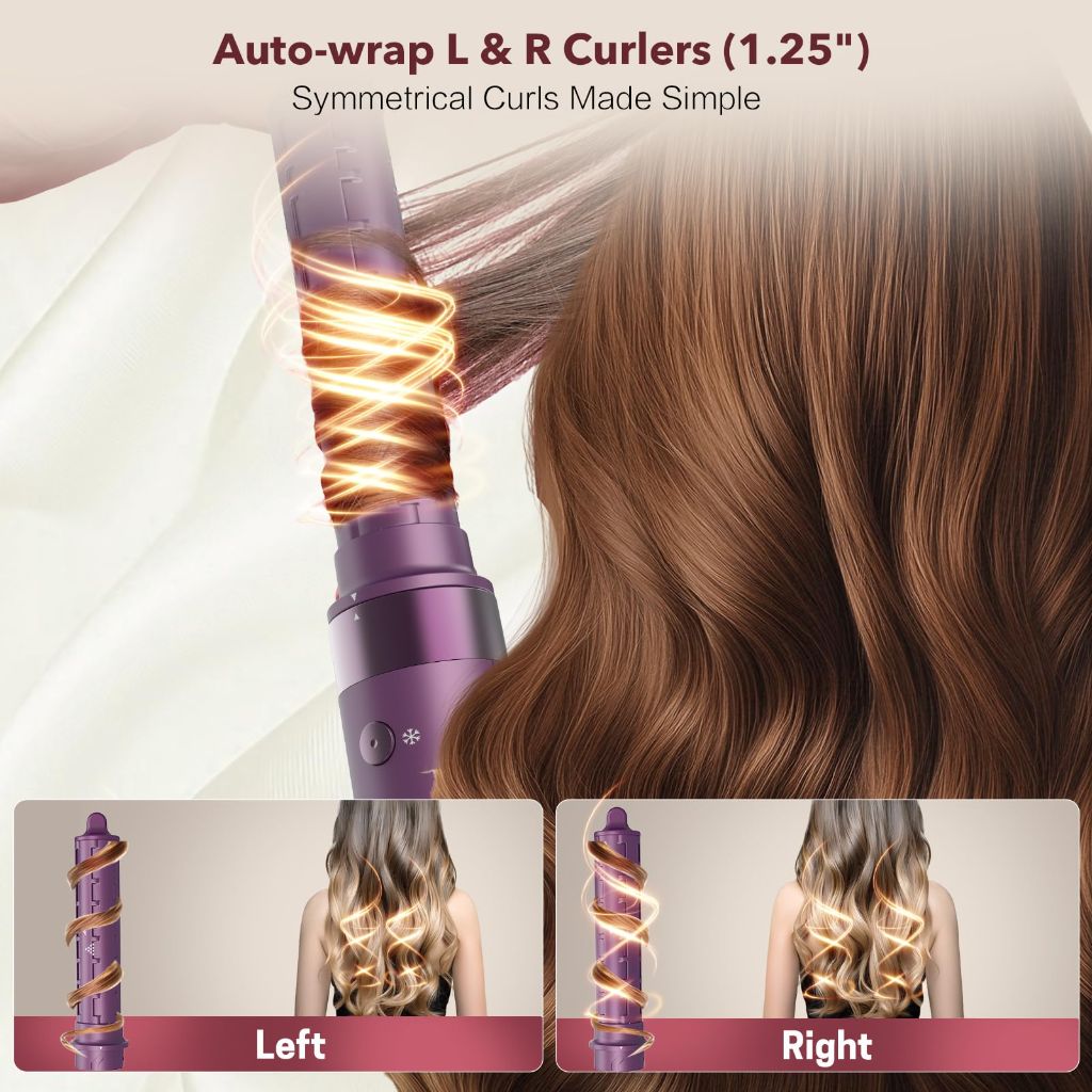 Mythsight StyleVibe 8-in-1 Air Styler, Diffuser Hair Dryer & Blow Dryer Brush with Travel Bag