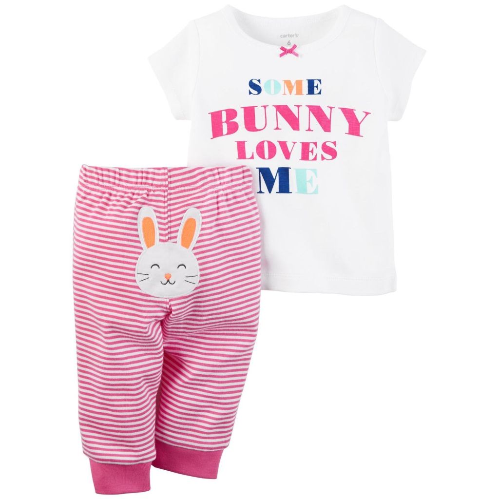 Carter's Baby Girls 2 Piece Sets 119g175, Pink, 12M
