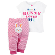 Carter's Baby Girls 2 Piece Sets 119g175, Pink, 12M