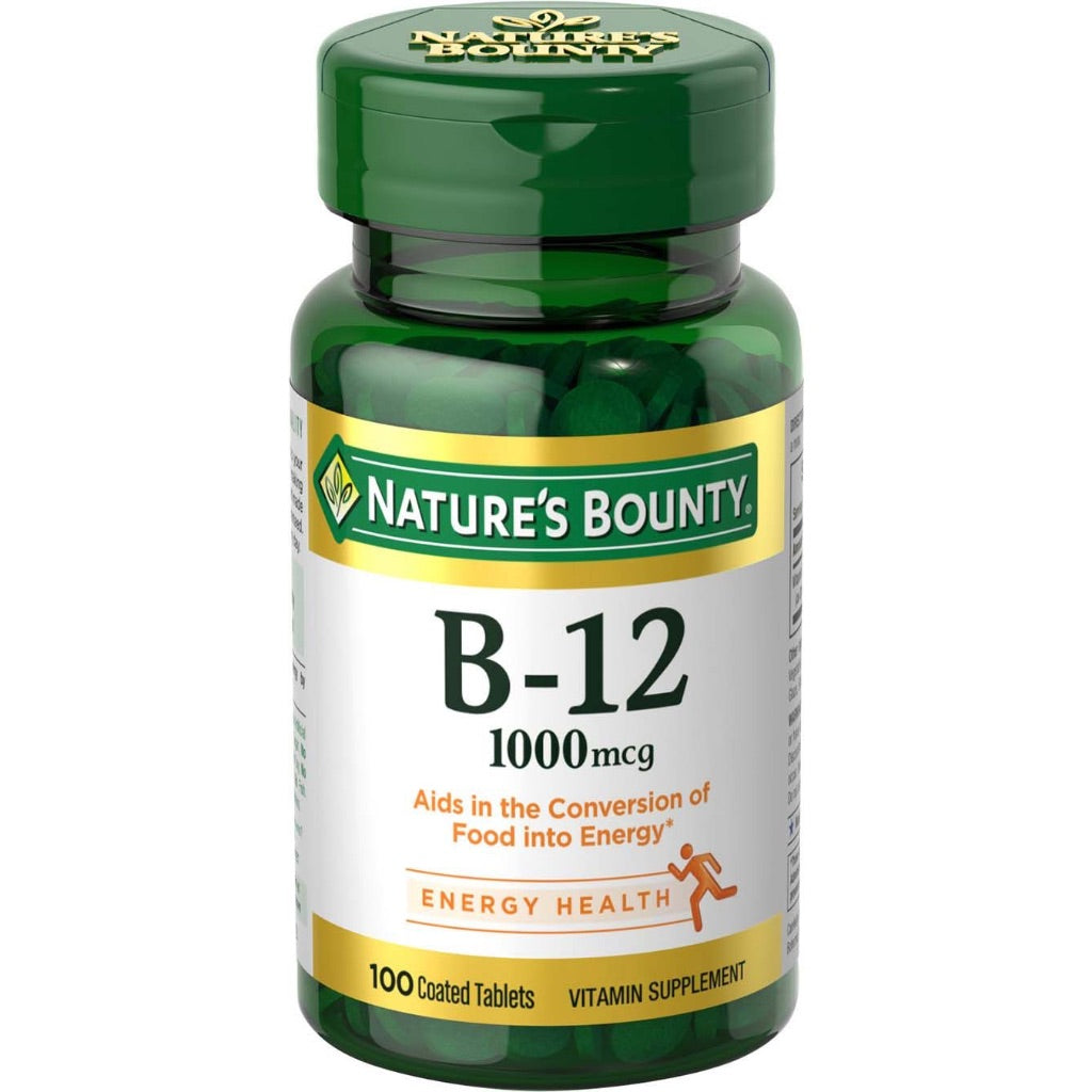Nature's Bounty, Vitamin B-12, 1000 Mcg, 100 Tabs