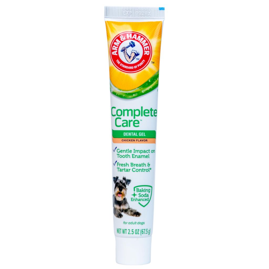Arm & Hammer Complete Care Dental Gel Dog Toothpaste, Chicken Flavor, 2.5 Oz
