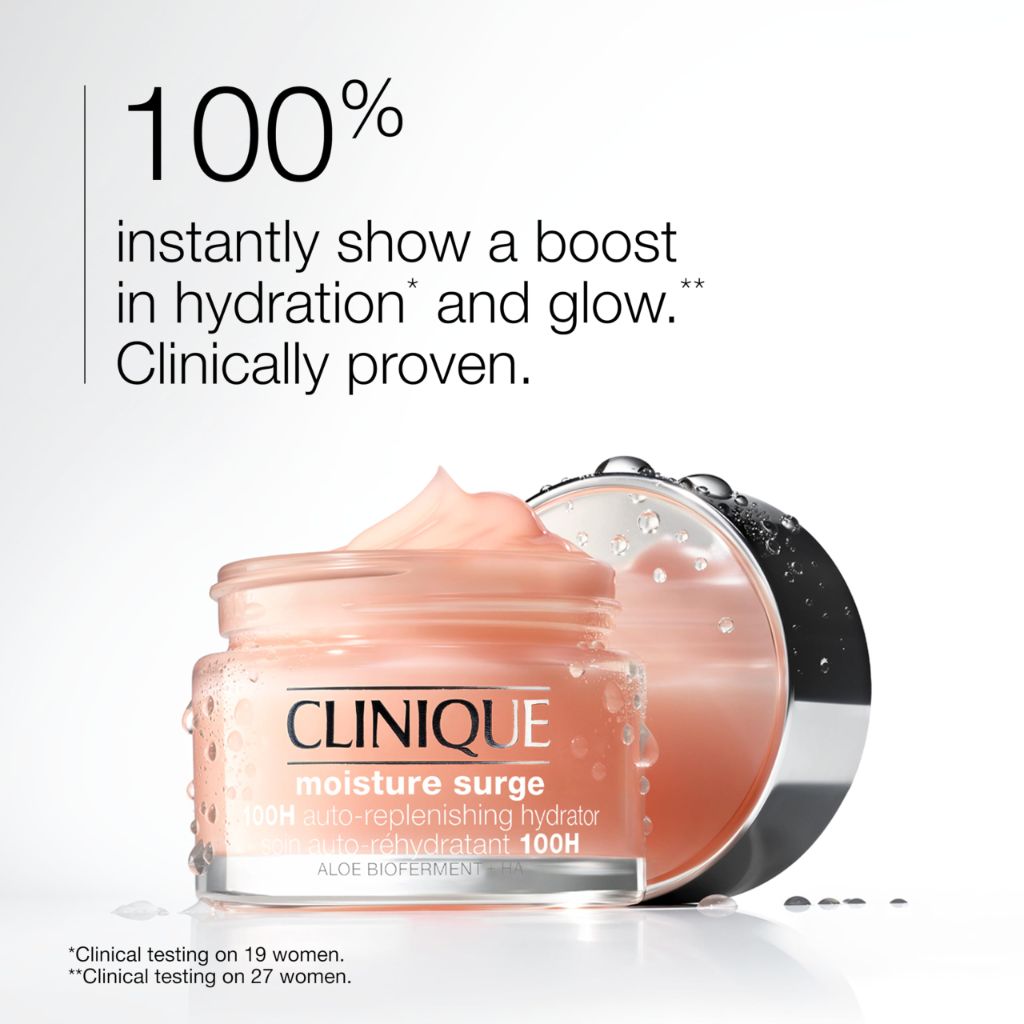 Clinique Moisture Surge 100H Auto-Replenishing Hydrator Oil Free Face Moisturizer | 1 Fl Oz