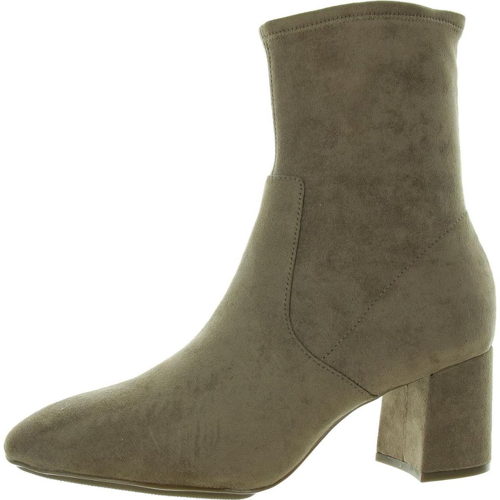 SZ 8M, Anne Klein Women's City Block Heel Ankle Boot, Truffle