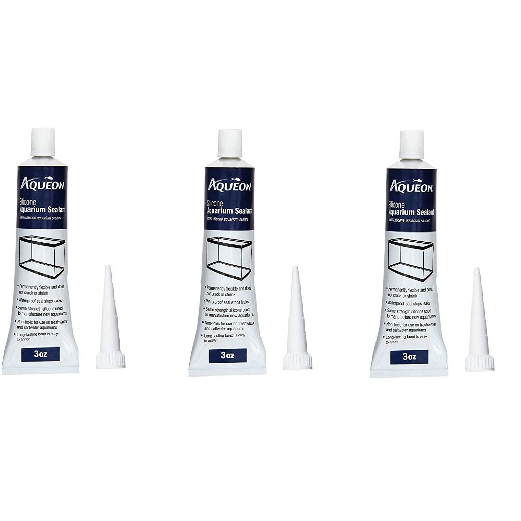 (3 Pack) Aqueon Silicone Sealant 1 Ounce Each