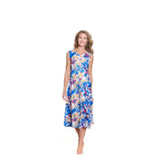 MULTIPLES Womens Multi-Panel Scoop Neck Tank Dress - size M