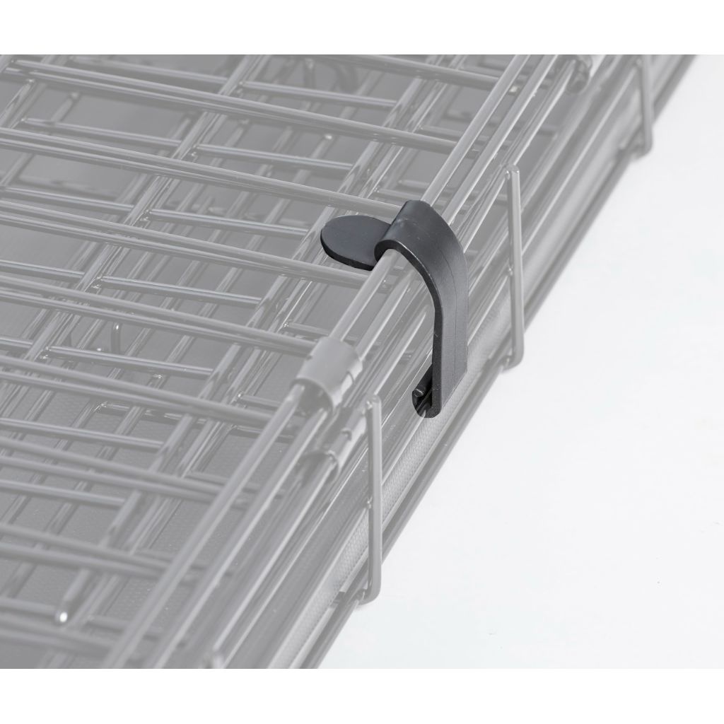 MidWest Homes for Pets Replacement Dog Crate Locking Latch, Plastic, Black, LATCHPL-1