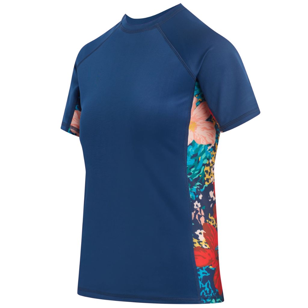 Rashguard for Men - Miranda Short Sleeve UPF 50+ Sun Protection Swim Shirt