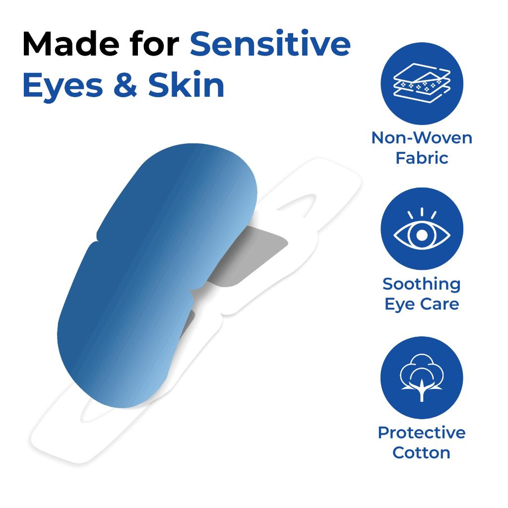 Steam Eye Mask for Dry Eyes | Self Heating Warm Compress (Unscented, 20 Pack)