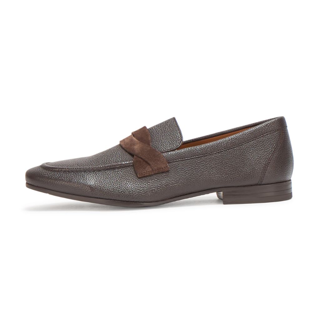 Allen Edmonds Mens Lawrence Loafer Dark Brown 12 D
