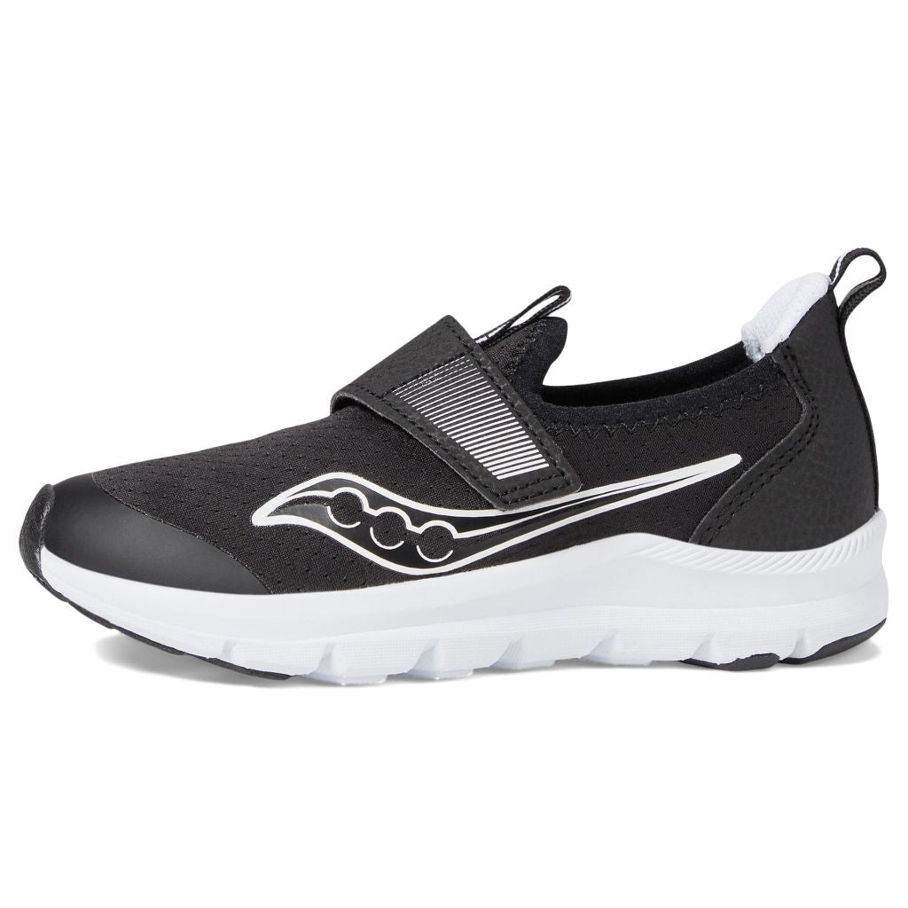 Saucony Breeze Sport JR Toddler Sneakers, Black/White - size 5