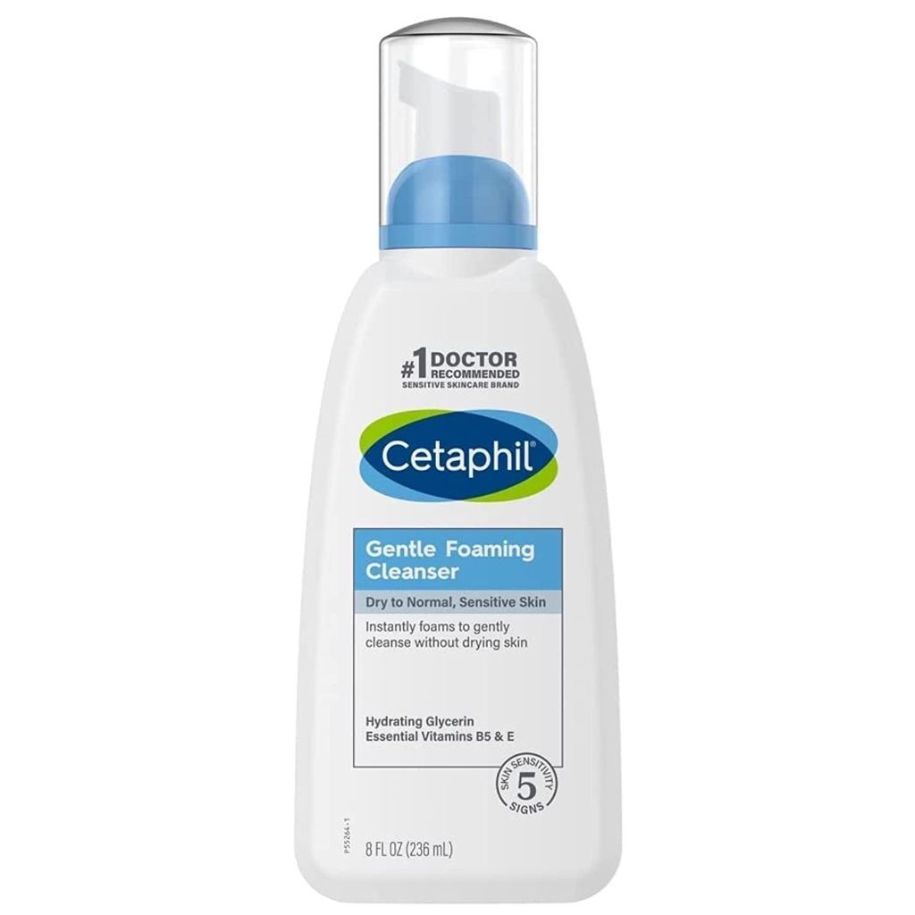 Cetaphil Gentle Foaming Cleanser - Gently Cleanses without Leaving Skin Dry or Tight -  8oz