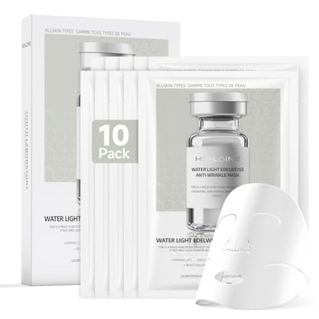 HEALOINE Stem Cell Collagen Face Mask with Edelweiss Extract - 10 Masks