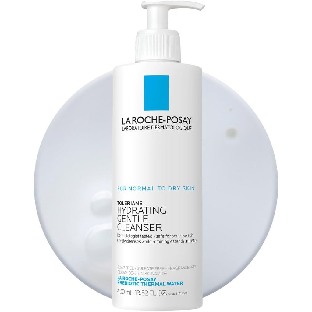 La Roche-Posay Toleriane Hydrating Gentle Face Cleanser, Fragrance Free