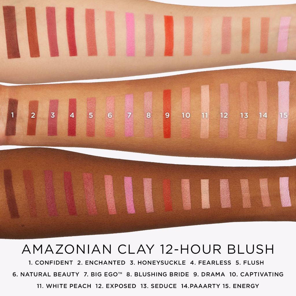 Tarte Amazonian clay 12-hour blush – Mineral Pigment Sheer Blush with Vitamin E & Olive Oil  full size, Enchanted