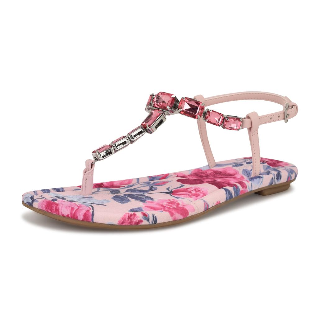 Nine West Women's Dynasti Sandal, Light Pink 680, Size 8