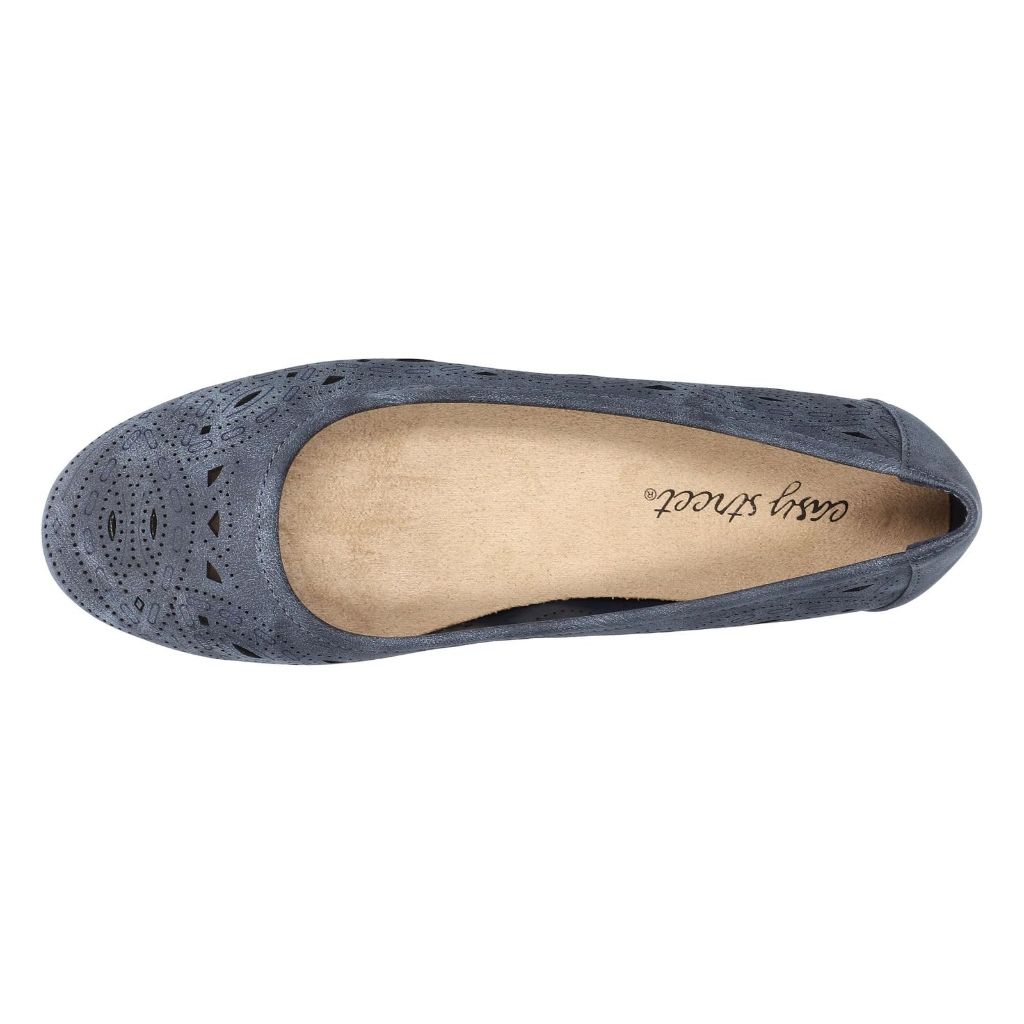 Easy Street Womens Jackie Sandal, Navy - size 11
