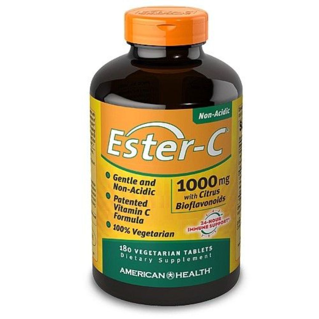 American Health Ester-C with Citrus Bioflavonoids Vitamin | 1000 Mg | 180 Veg Tabs