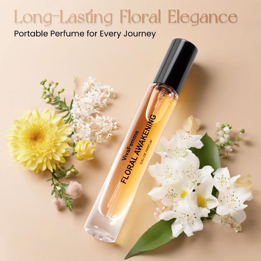 VivaFemme Pheromones Perfumes for Women, Floral Perfume, 0.34 fl.oz Travel Size Perfumes Spray
