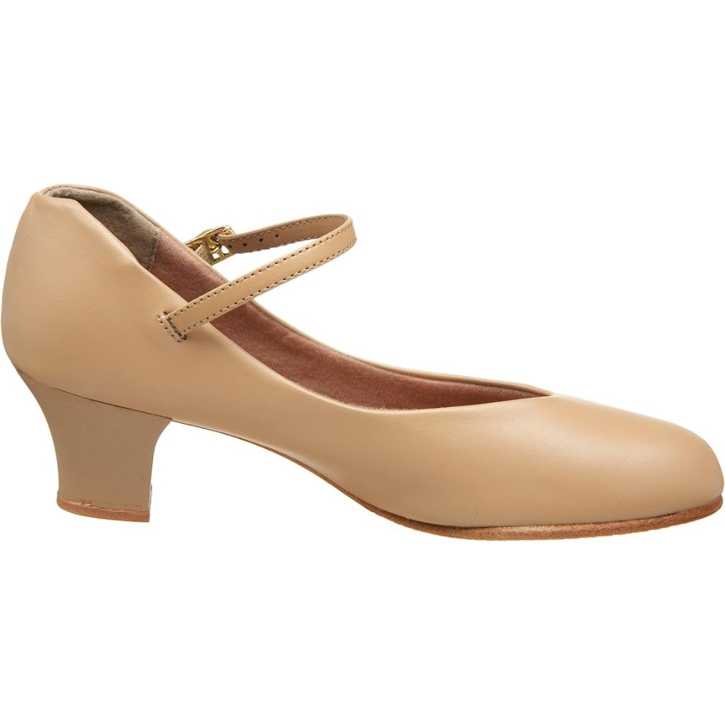 Capezio Women's Jr. Footlight Character Shoe (550) - Caramel, Size 5M