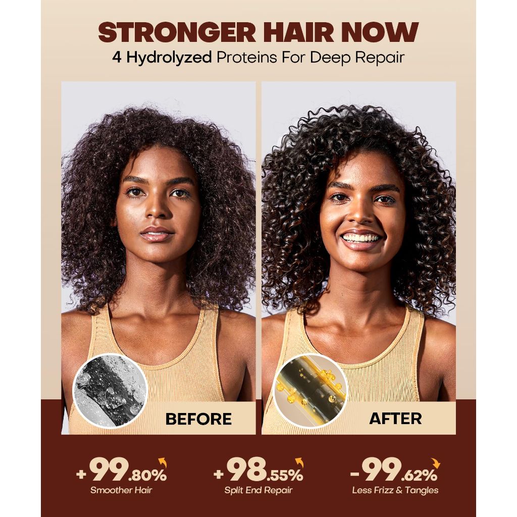 Cozyplayer Hair Mask Deep Conditioning Argan Oil Collagen,  8.45 oz 250ml