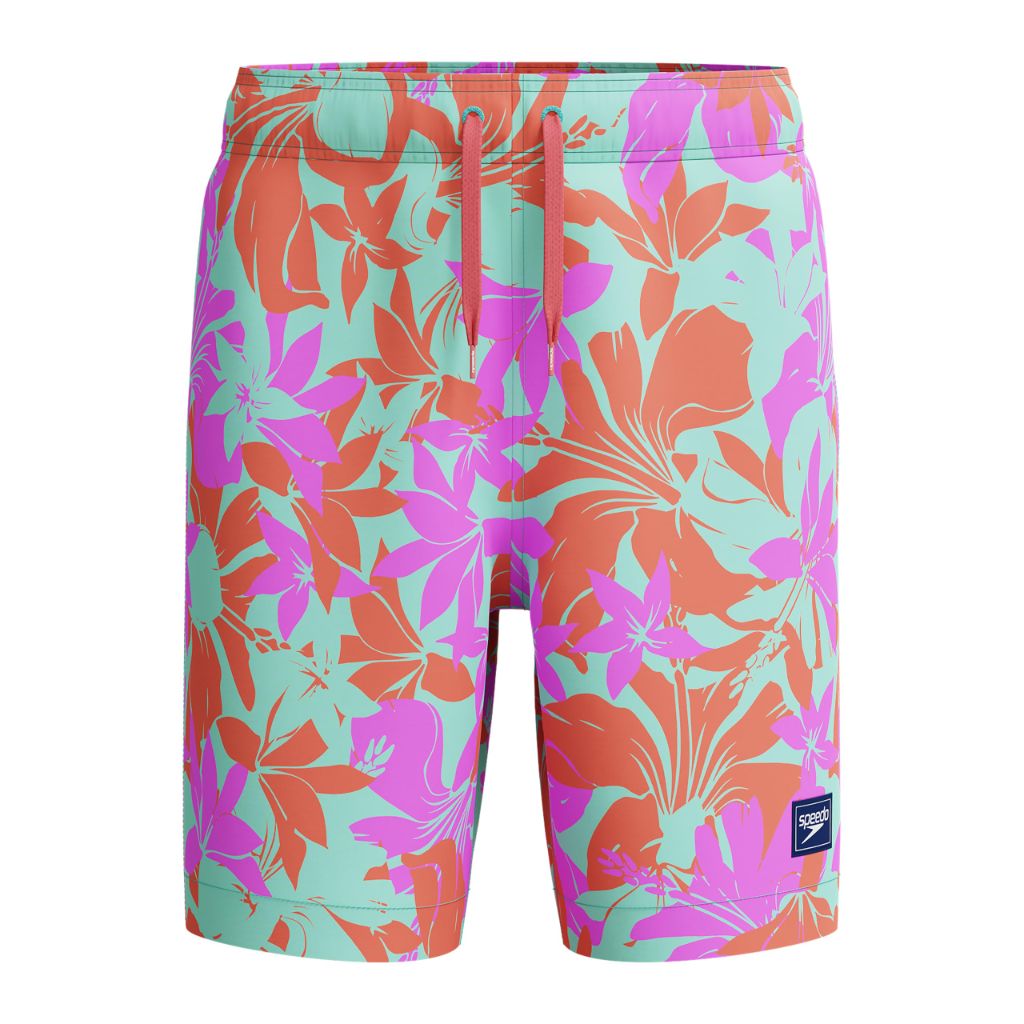 Speedo Boy's Swim Trunk Mid Length Redondo Printed, 2XS