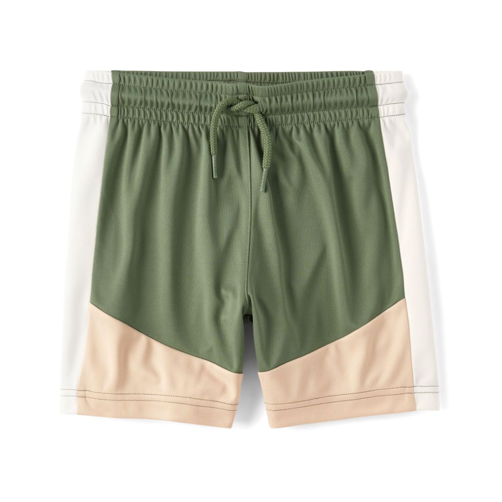 The Children's Place, Boys, Athletic Basketball Shorts, Greenwich Colorblock, X-Large