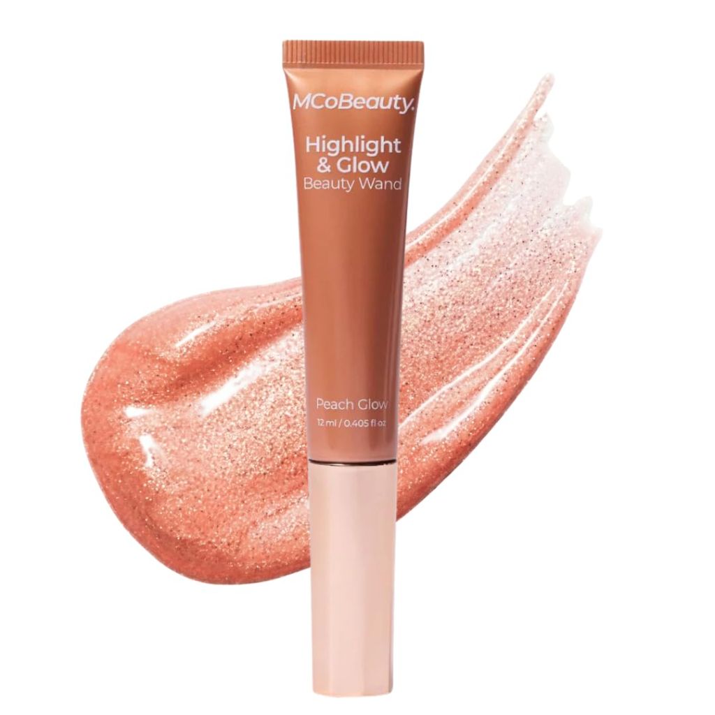 MCoBeauty Highlight and Glow Beauty Wand, Peach Glow - 12mL