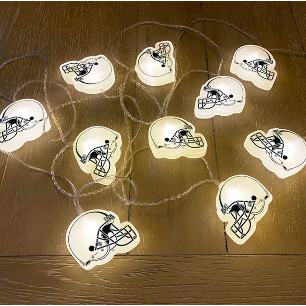 NCAA Helmet String Lights - Penn State (10 LED Lights)