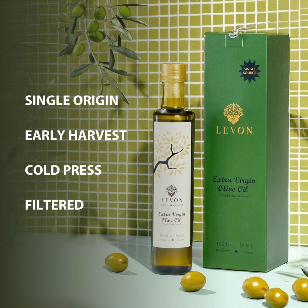 Levon Gold Harvest Extra Virgin Olive Oil, 16.9 fl. oz.