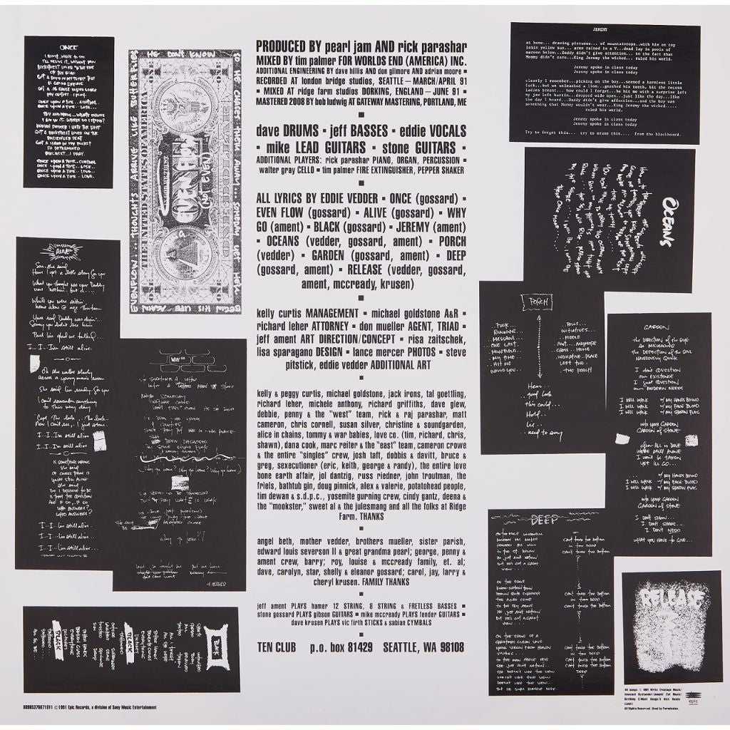 Pearl Jam Ten [11/10]