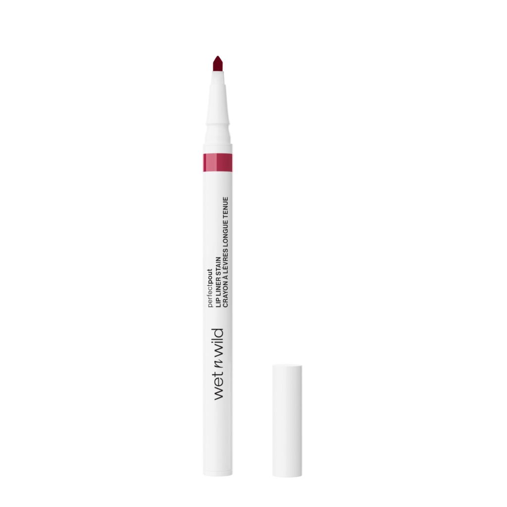 Wet n wild Perfect Pout Lip Liner Stain, Long-Lasting Transfer-Proof Formula with Blade(Spilled Wine)