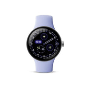 Google - Pixel Watch 4 (41mm) - Wi-Fi - Polished Silver Case - Iris Band - (2025)