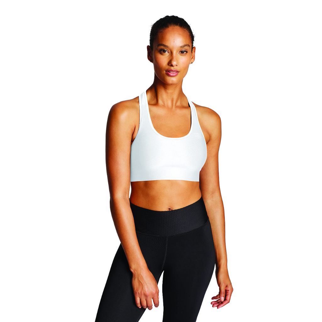 Champion Women's Sports Bra, White - size S