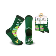 KOFULL Golf Gifts for Men, Fun Golf Socks for Men 2 Pairs, Size 7–9