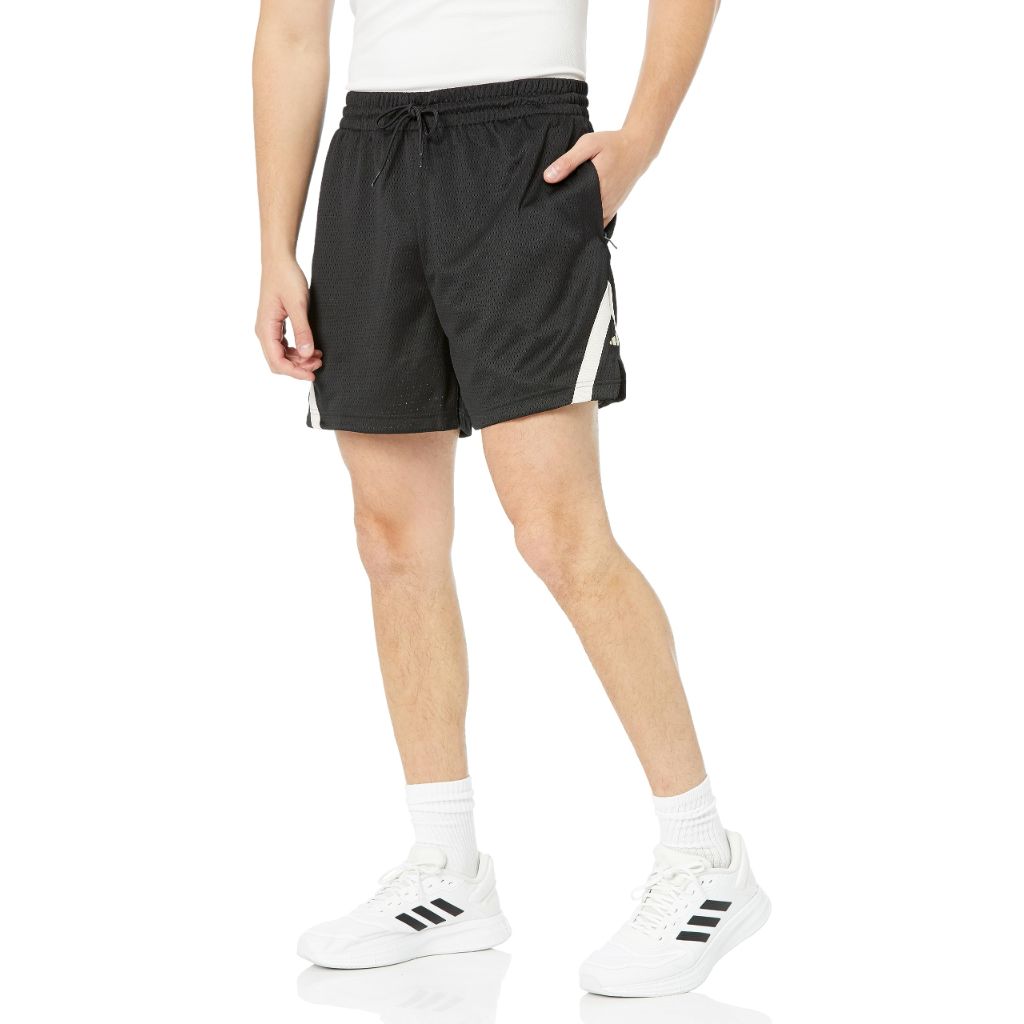 SZ S9" Adidas Originals Men's Select Summer Shorts, Black/Halo Ivory