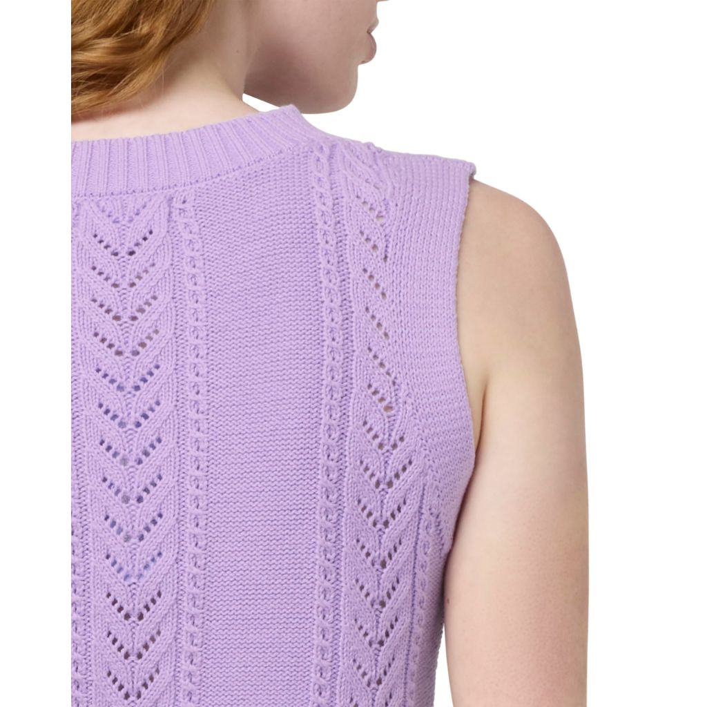 Florence by mills Women's Villa Collection Knit Vest, Millie Lavender, Large