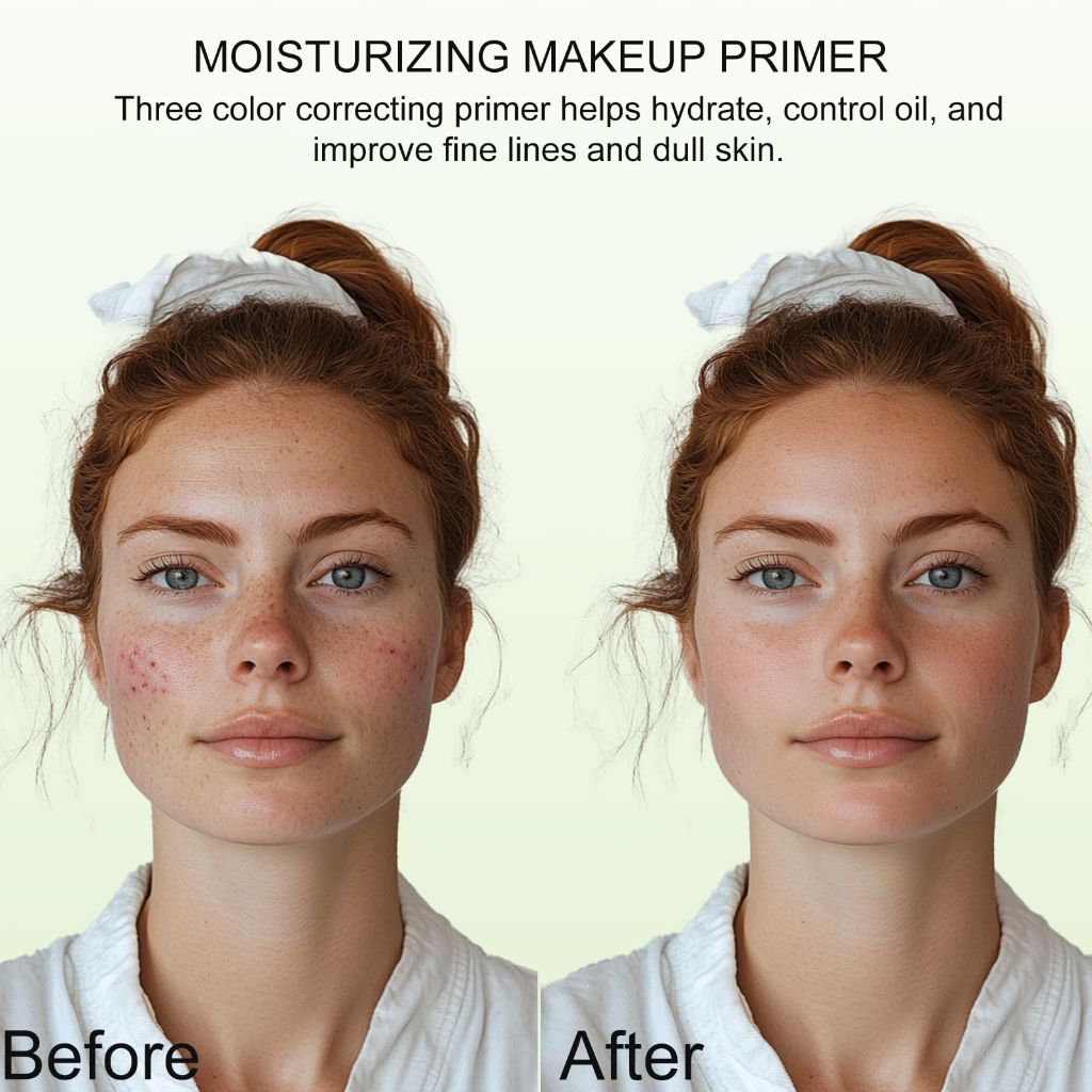 3 In 1Primer for Face Before Makeup, Sunscreen Isolation Cream, SPF 50 - 1.41oz