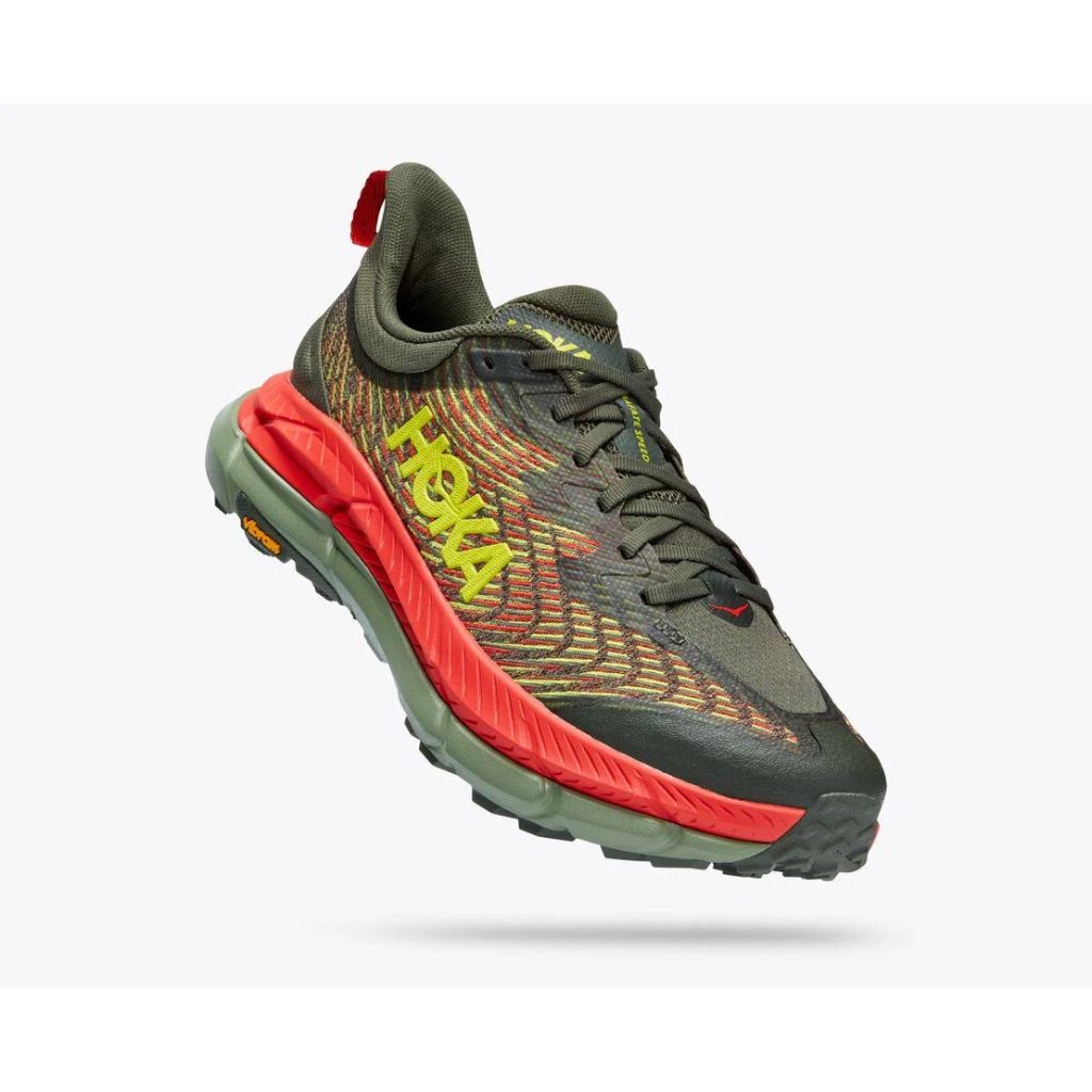 Hoka Men's Mafate Speed 4 Thyme/Fiesta 11.5