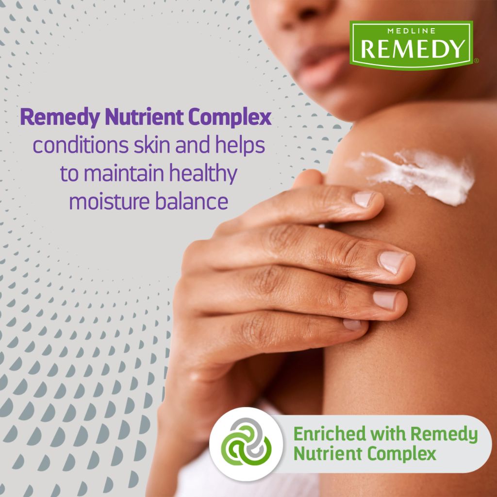 Medline Remedy Specialized Skin Cream (32 oz Bottle), Orange Vanilla Scent