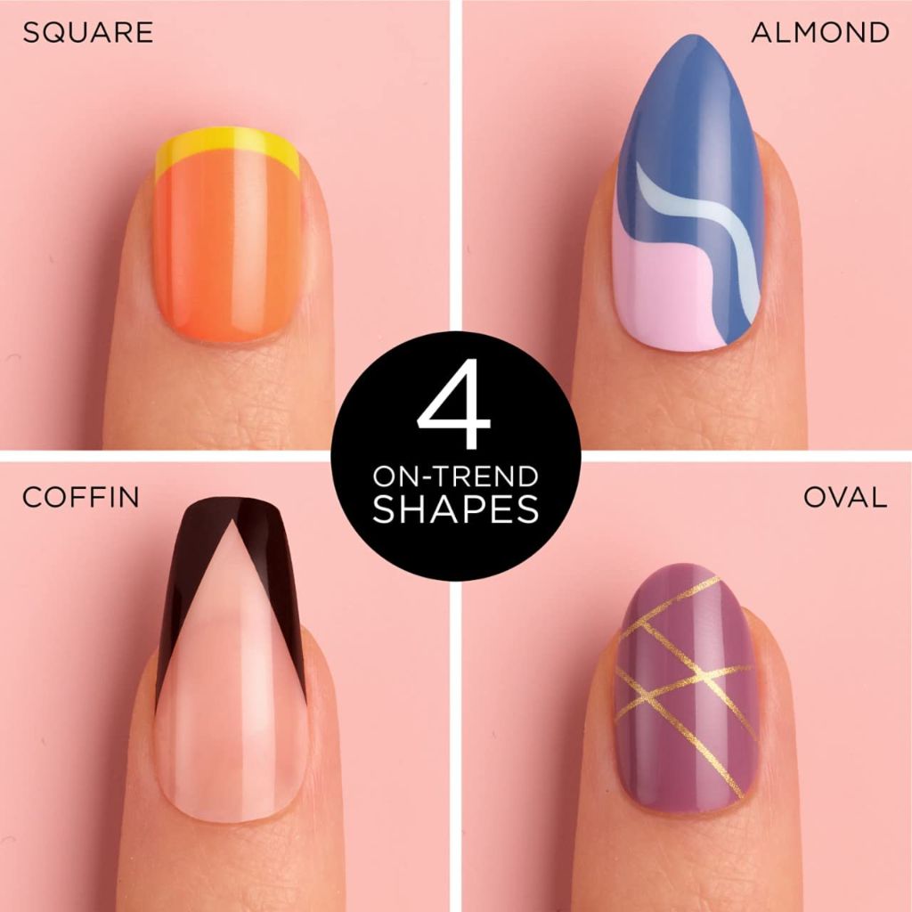 Sally Hansen Salon Effects®, Press On Nails, Almond Shaped, 24 pcs