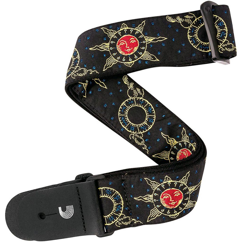 D'Addario 50MM Nylon Guitar Strap, SUN AND MOON