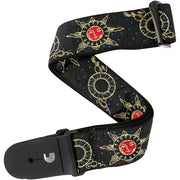 D'Addario 50MM Nylon Guitar Strap, SUN AND MOON