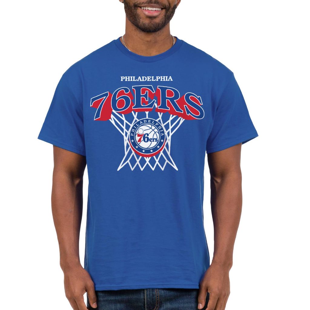 Philadelphia 76Ers NBA Nothing But Net Team Logo , Unisex, Size L