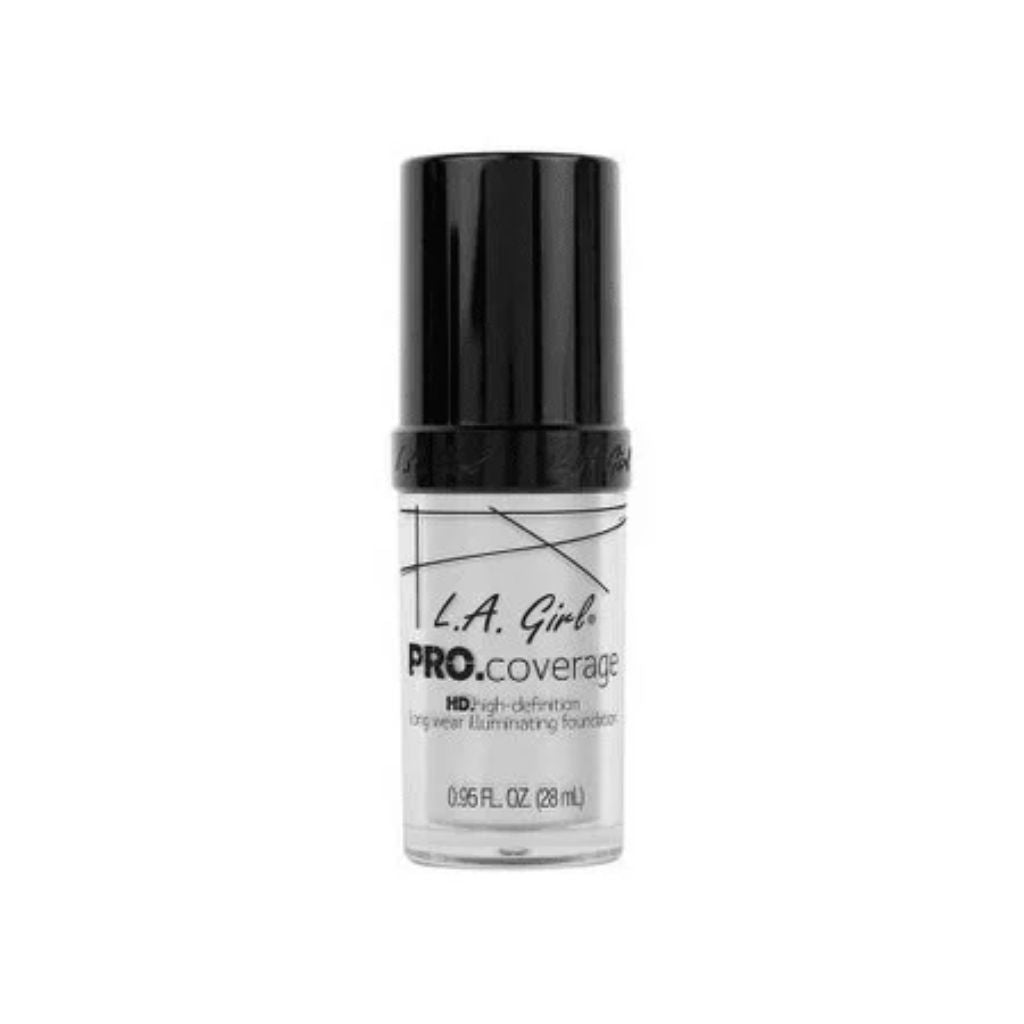 L.A. Girl PRO.coverage HD High-Definition Long Wear Illuminating Foundation - White 0.95 oz